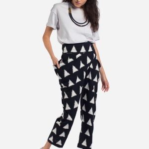 Matter Prints Sideswept Dhoti in Trikora